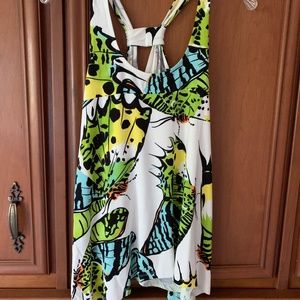 Summer CAbi Top with Bold Butterfly Print
